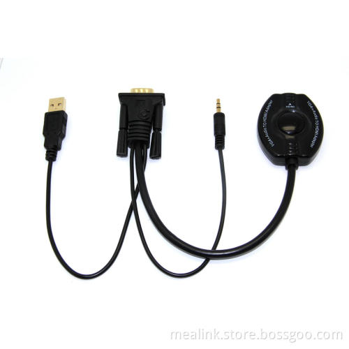 VGA+Audio+USB to HDMI Cable (YLC0301)